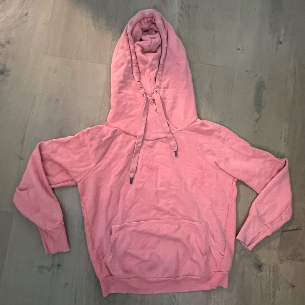 NSF washed orange hoodie